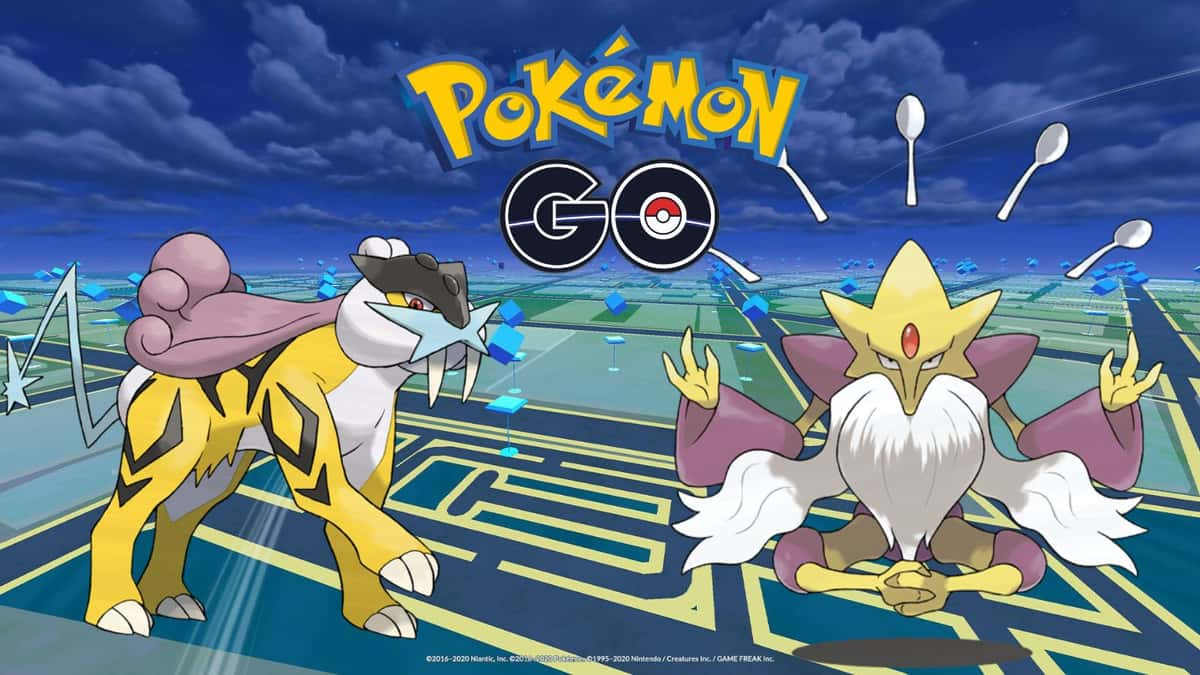 pokemon go raikou mega alakazam header