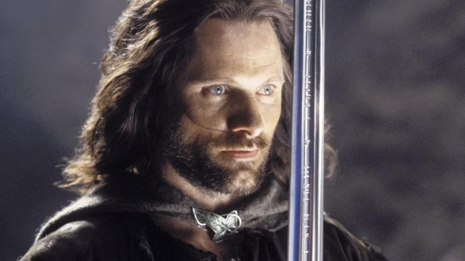 Viggo Mortensen as Aragorn in Lord of the Rings.