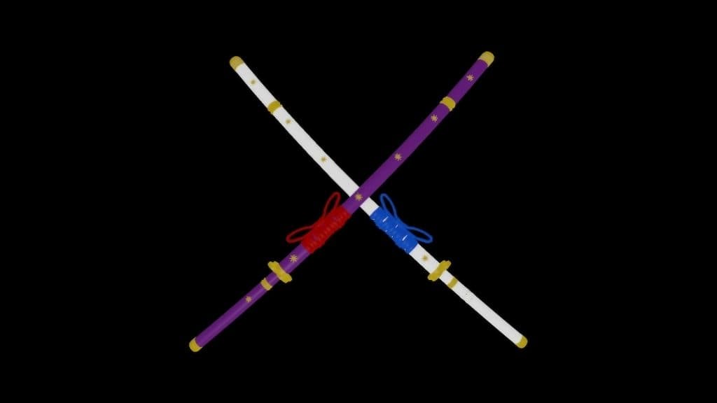 Cursed Dual Katana in Blox Fruits.