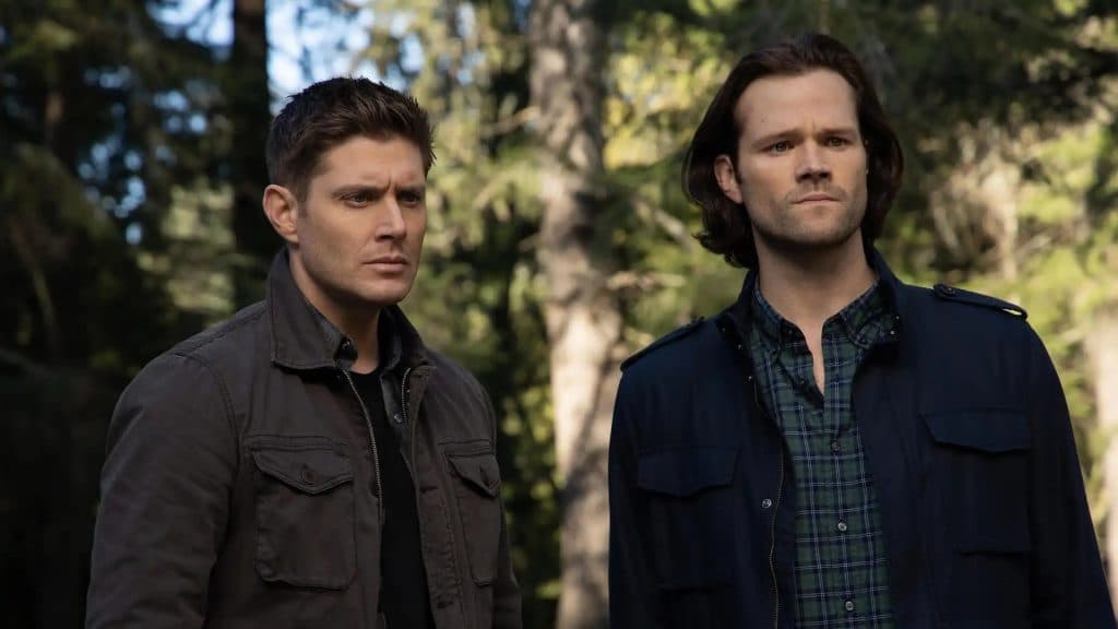 Jared Padalecki (Sam Winchester) and Jensen Ackles (Dean Winchester) in Supernatural