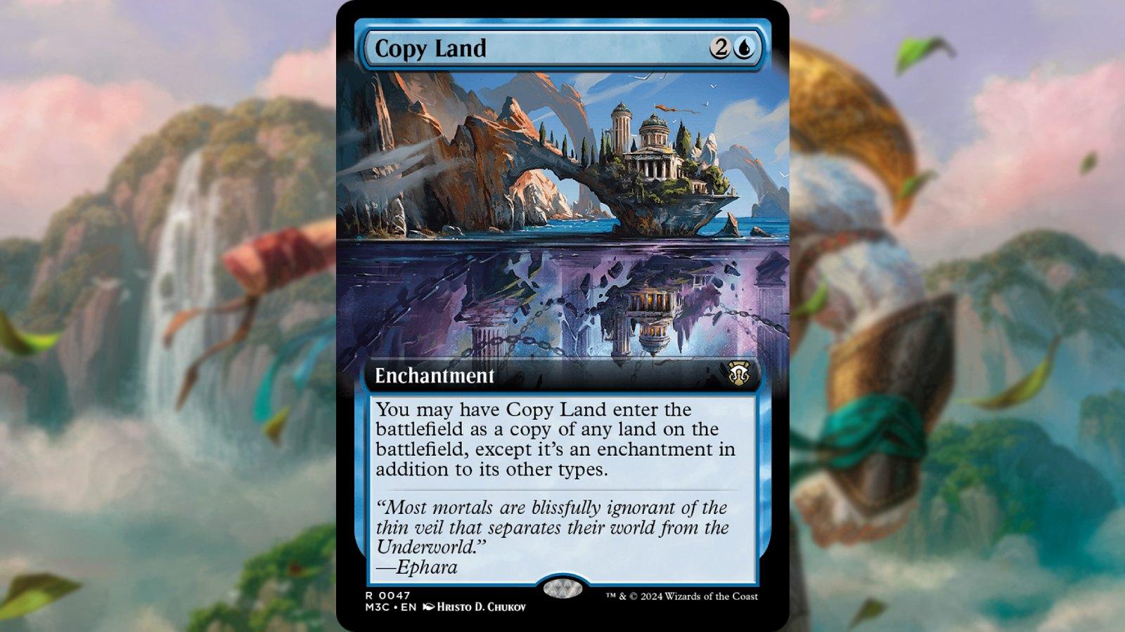 Copy Land в MTG Modern Horizons 3 — уникальная синяя рампа