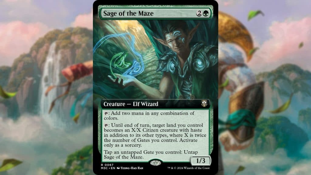 Modern Horizons 3 Sage of the Maze card