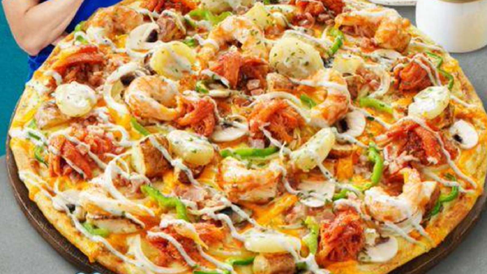 Domino's shrimp pizza