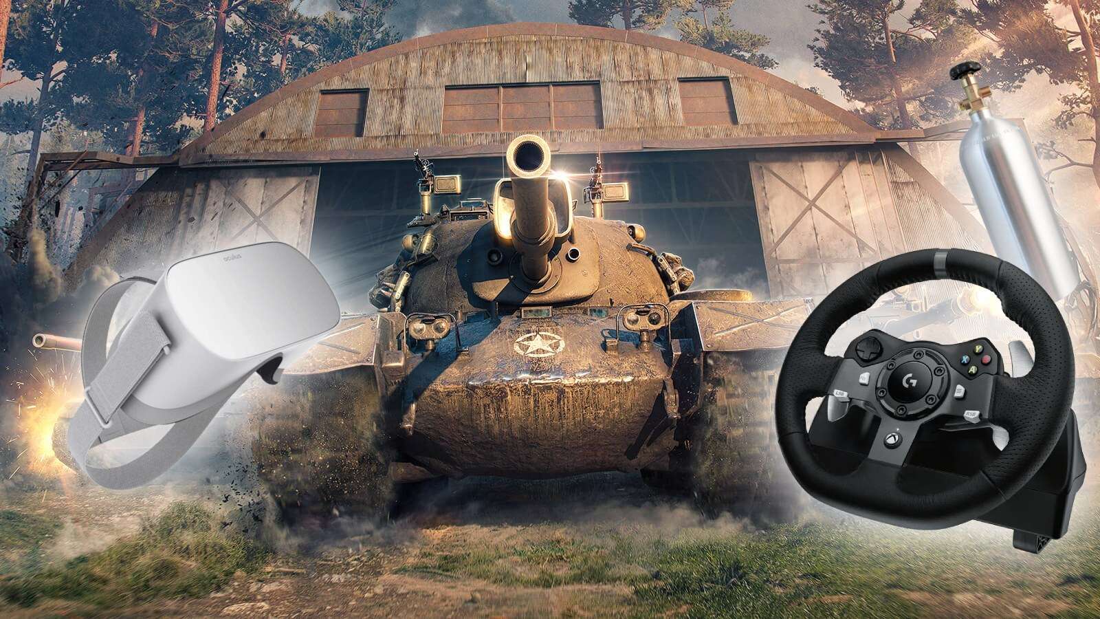 World of Tanks fans build wild IRL tank team setup with CO2 cannon - Dexerto