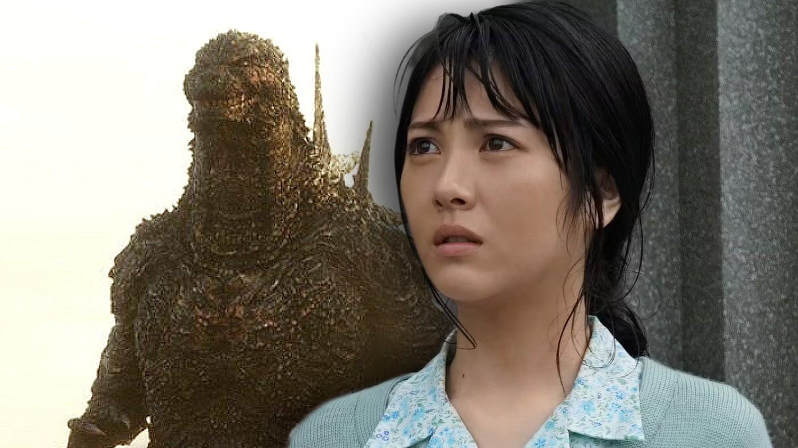 Godzilla and Noriko in Minus One