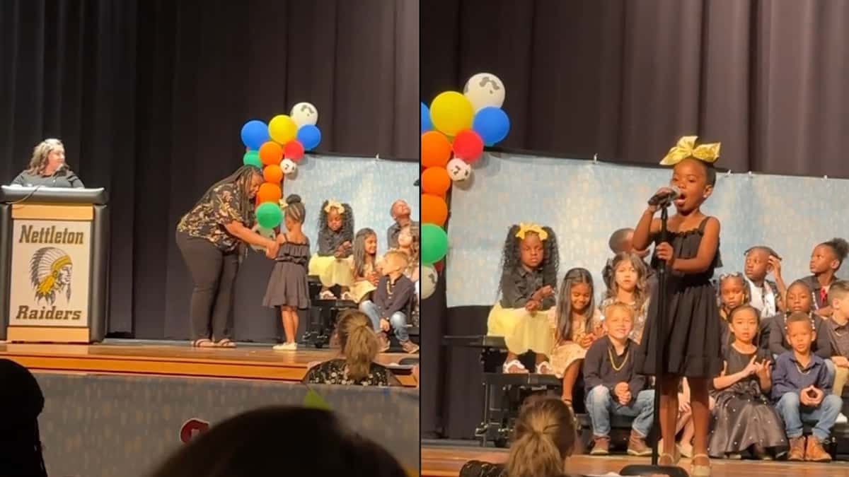 Girl says she wants to be pregnant at kindergarten ceremony