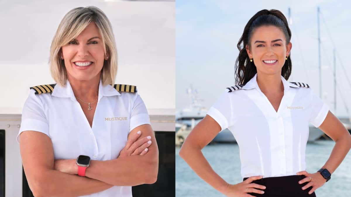 Captain Sandy and Aesha Scott Below Deck Med