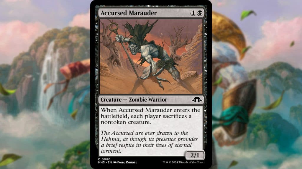 Modern Horizons 3 Accursed Marauder card