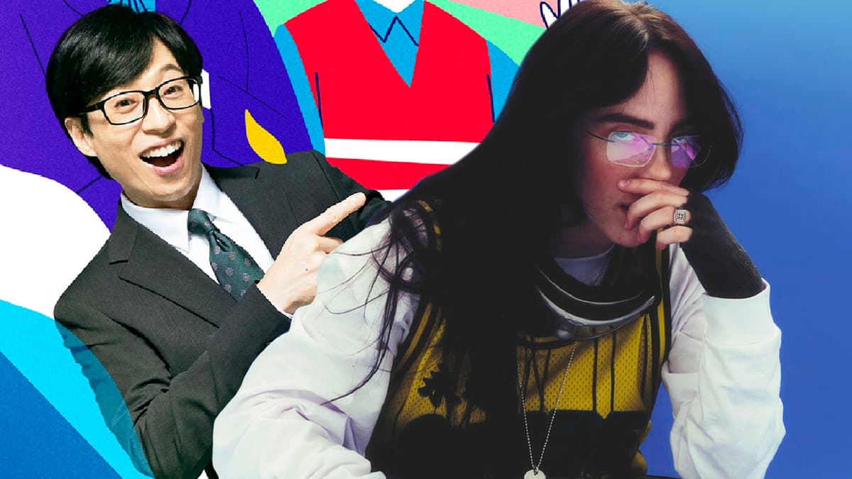 Yoo Jae-suk for You Quiz on the Block and Billie Eilish.