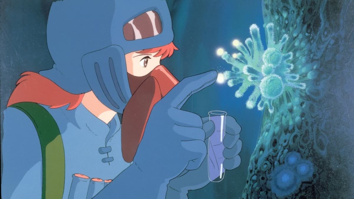 A still from Nausicaa of the Valley of the Wind