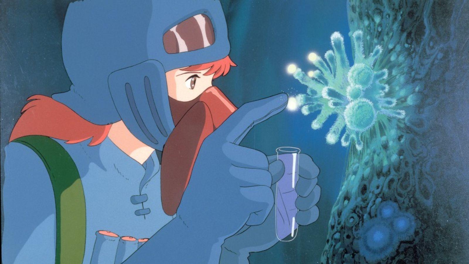 A still from Nausicaa of the Valley of the Wind