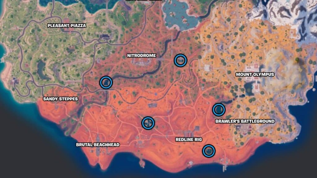 All Oasis Pool locations in Fortnite Chapter 5 Season 3 - Dexerto