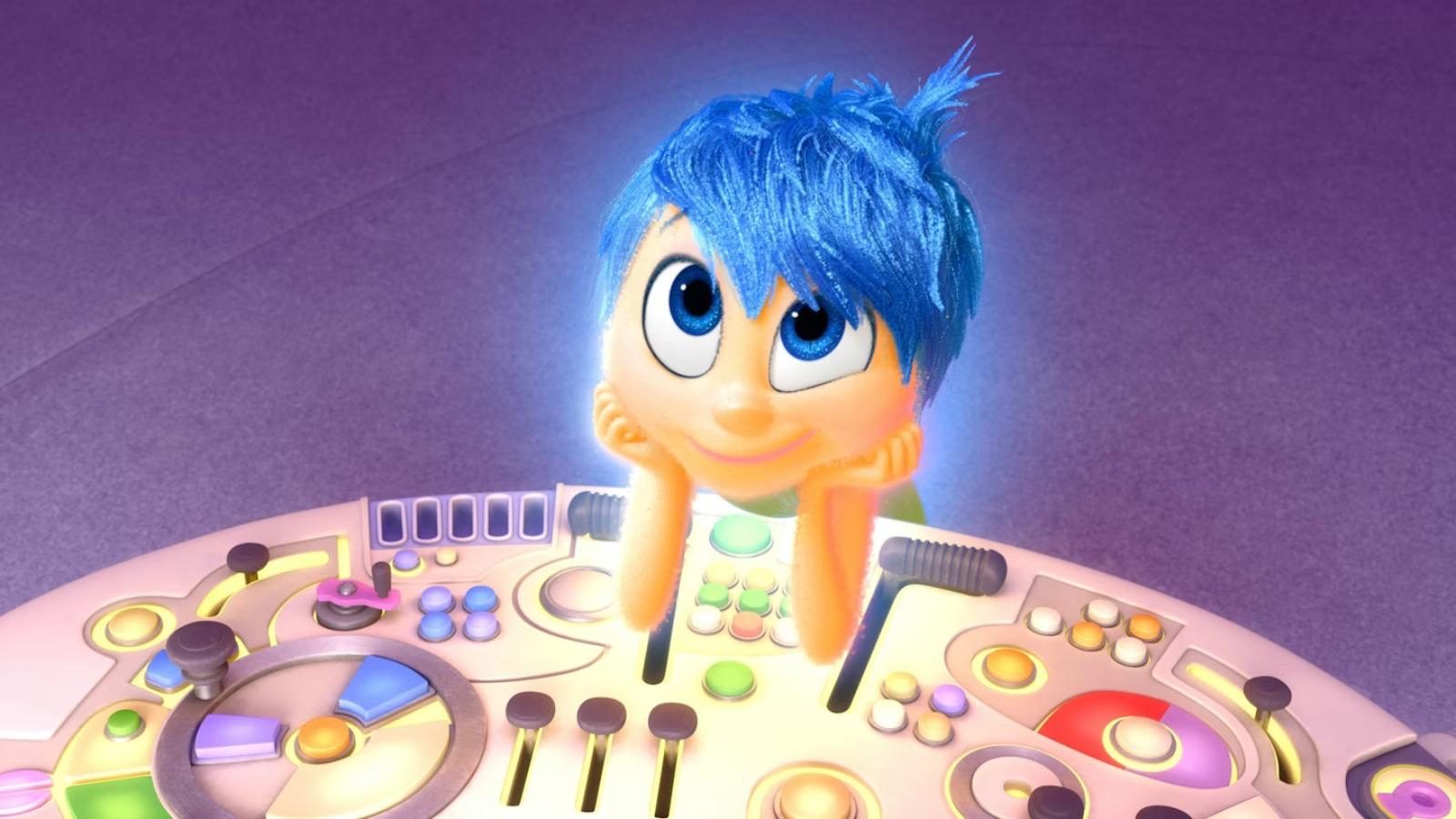 Amy Poehler as Joy in Inside Out.