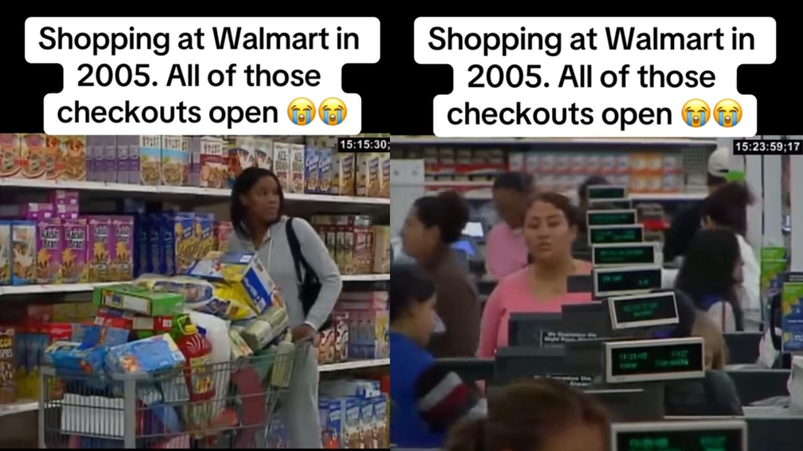 Shopping at Walmart 2005