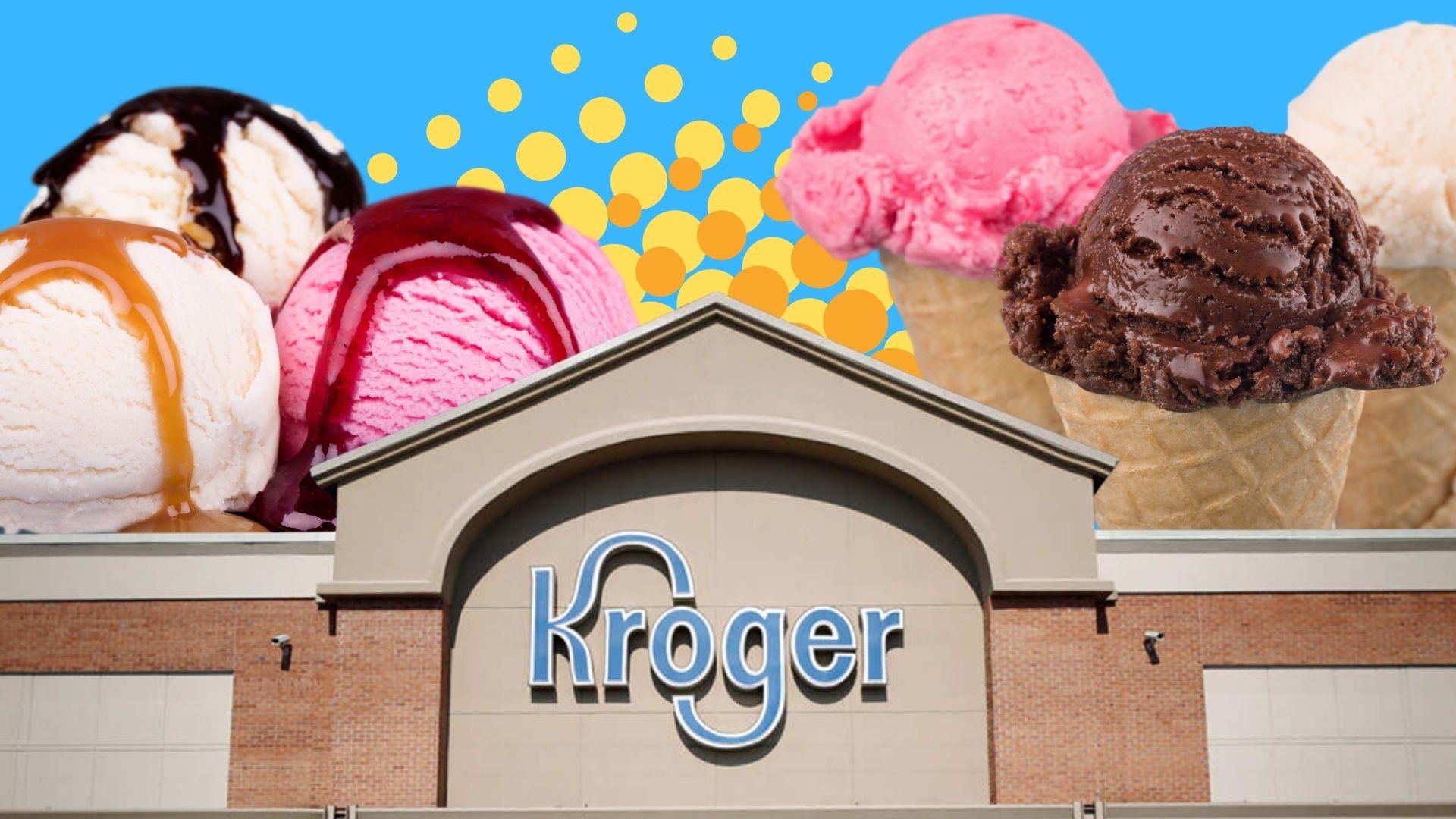 kroger store and ice cream