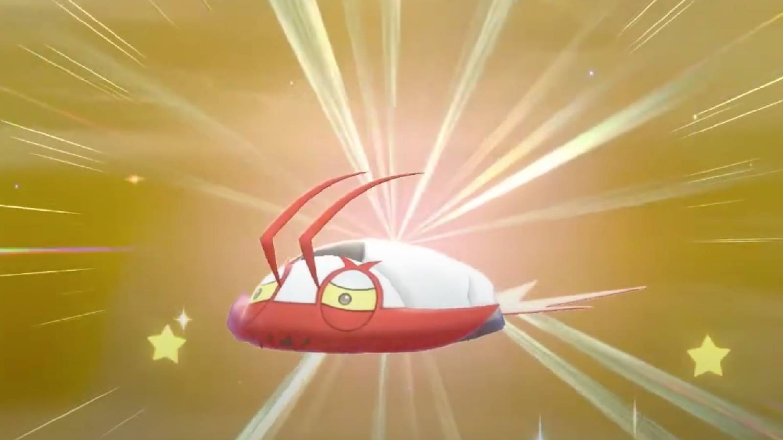 A shiny Wimpod hatches from an Egg