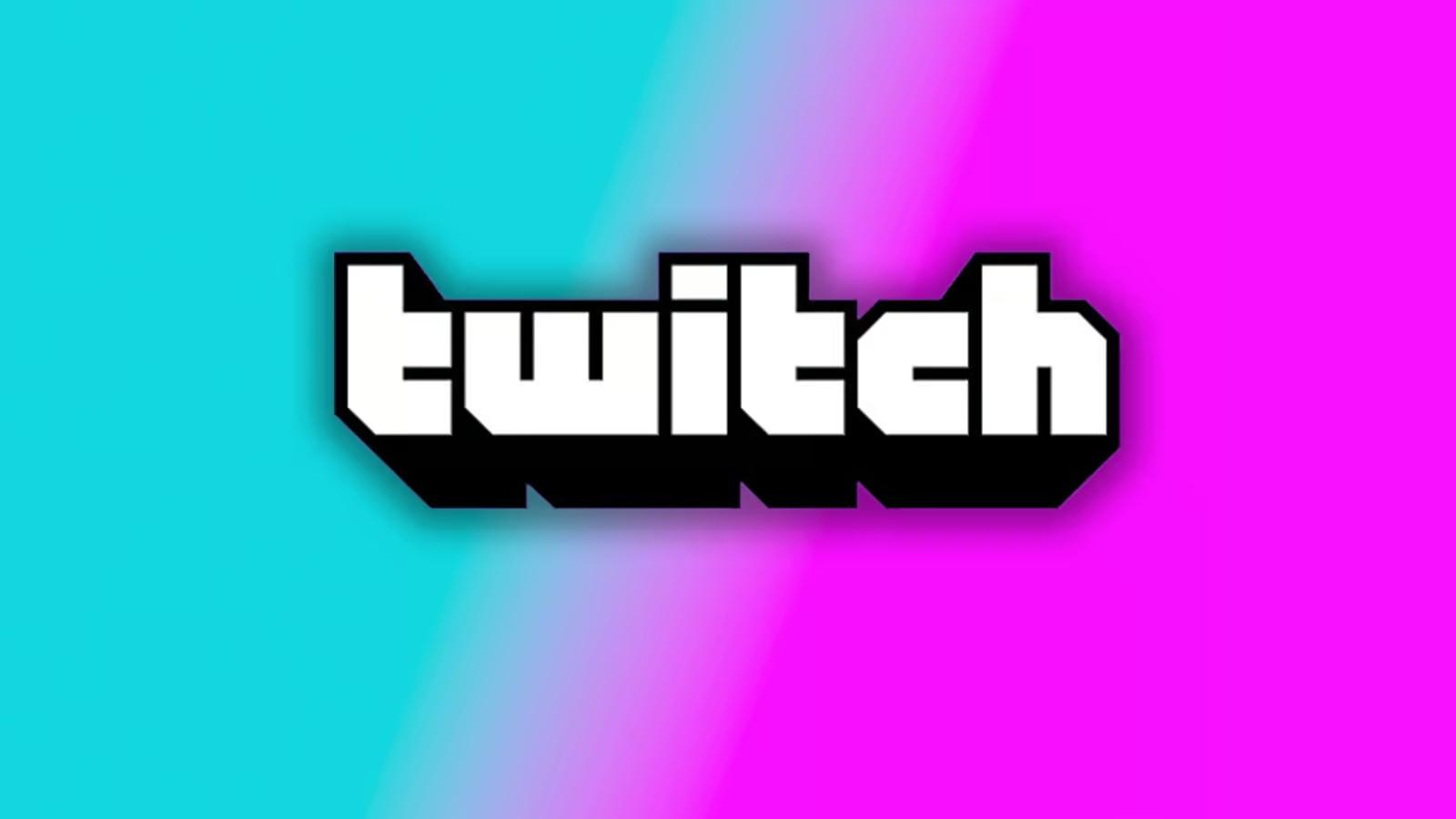 twitch logo on blue and purple background