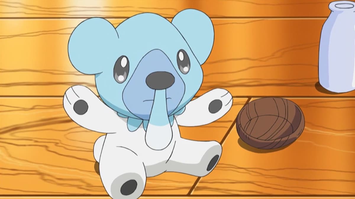 Cubchoo from Pokemon anime.