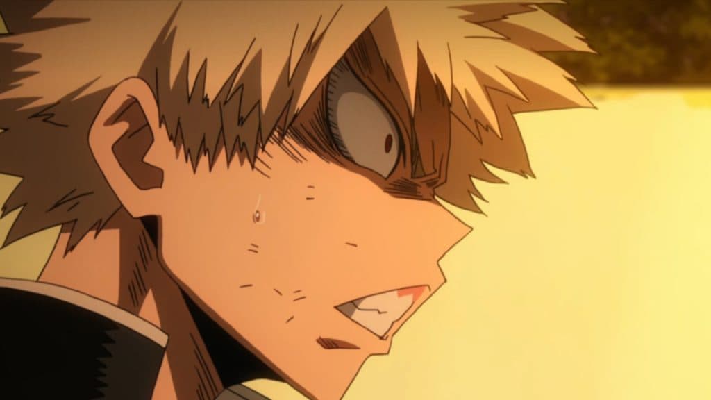 Bakugo shouting