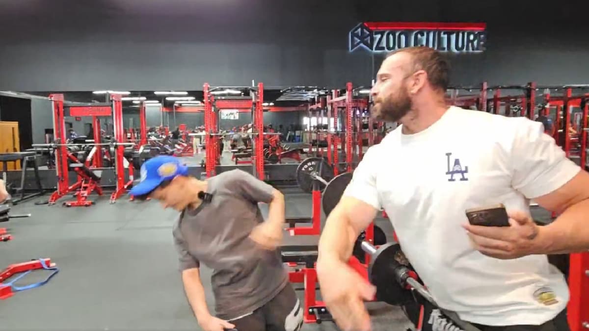 Bradley Martyn slapping Stable Ronaldo across the face