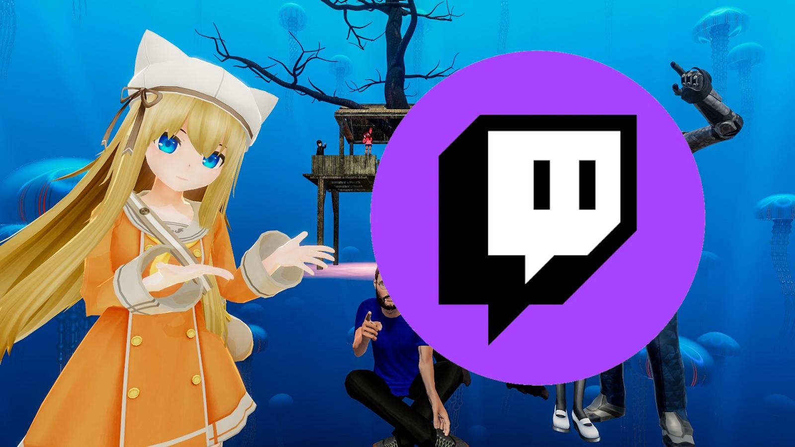 VRChat Mascot and the twitch logo rollback attire rules on VRChat avatars