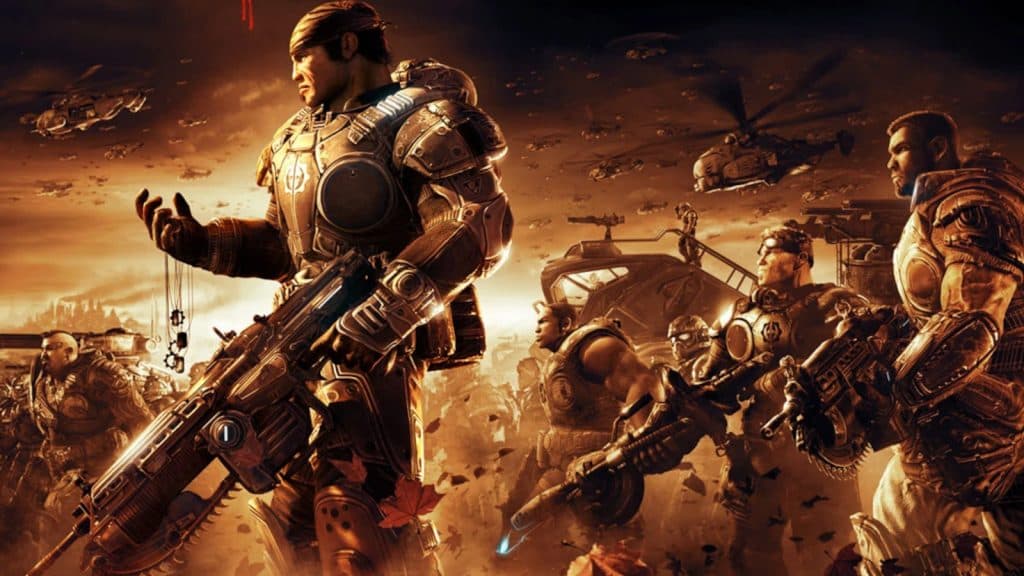 The cast of Gears of War 2