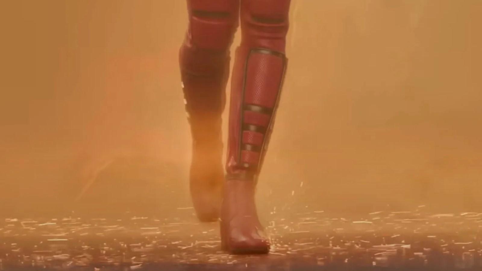 Lady Deadpool's legs in the Deadpool & Wolverine Trailer