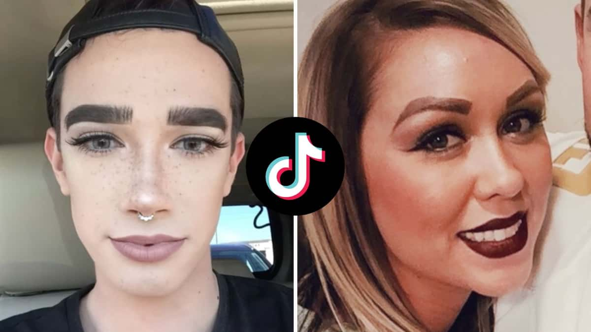 Eyebrow blindness trend on TikTok