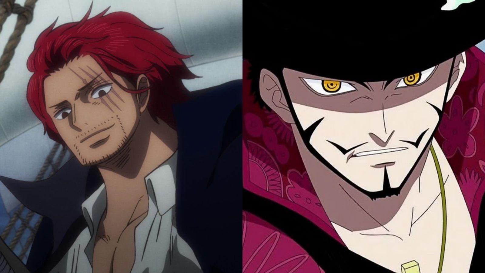 One Piece Shanks and Mihawk