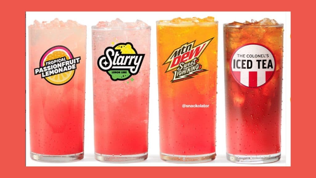 new KFC tropical drinks