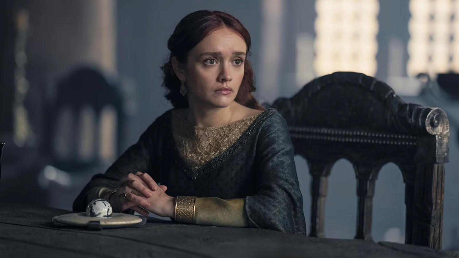 Olivia Cooke as Alicent in House of the Dragon Season 2