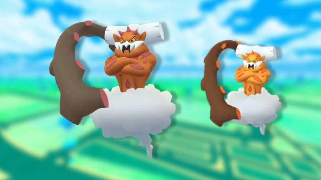 Landorus Incarnate Forme as well as its Shiny variant are both visible