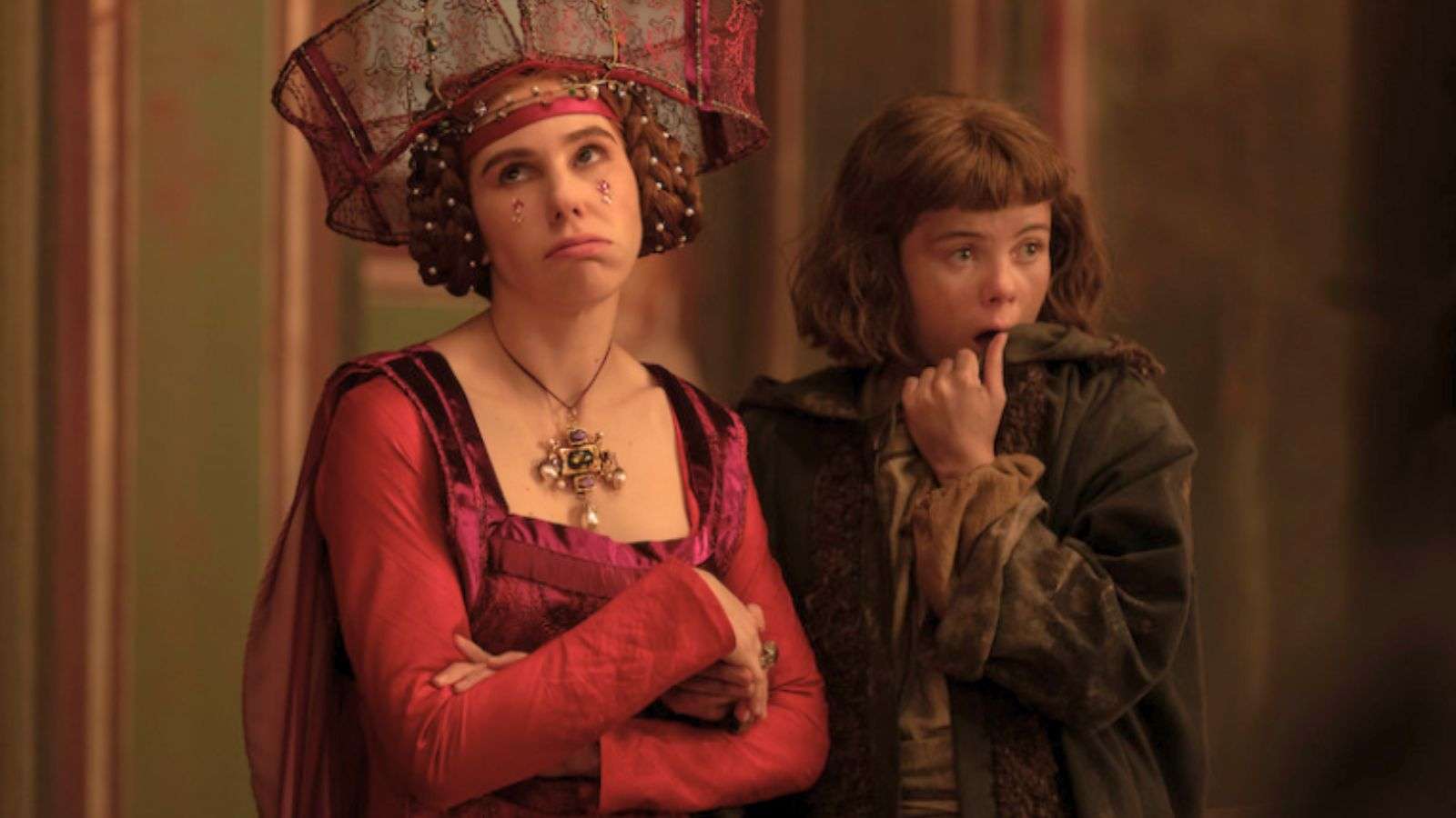 Zosia Mamet and Saoirse-Monica Jackson in The Decameron.