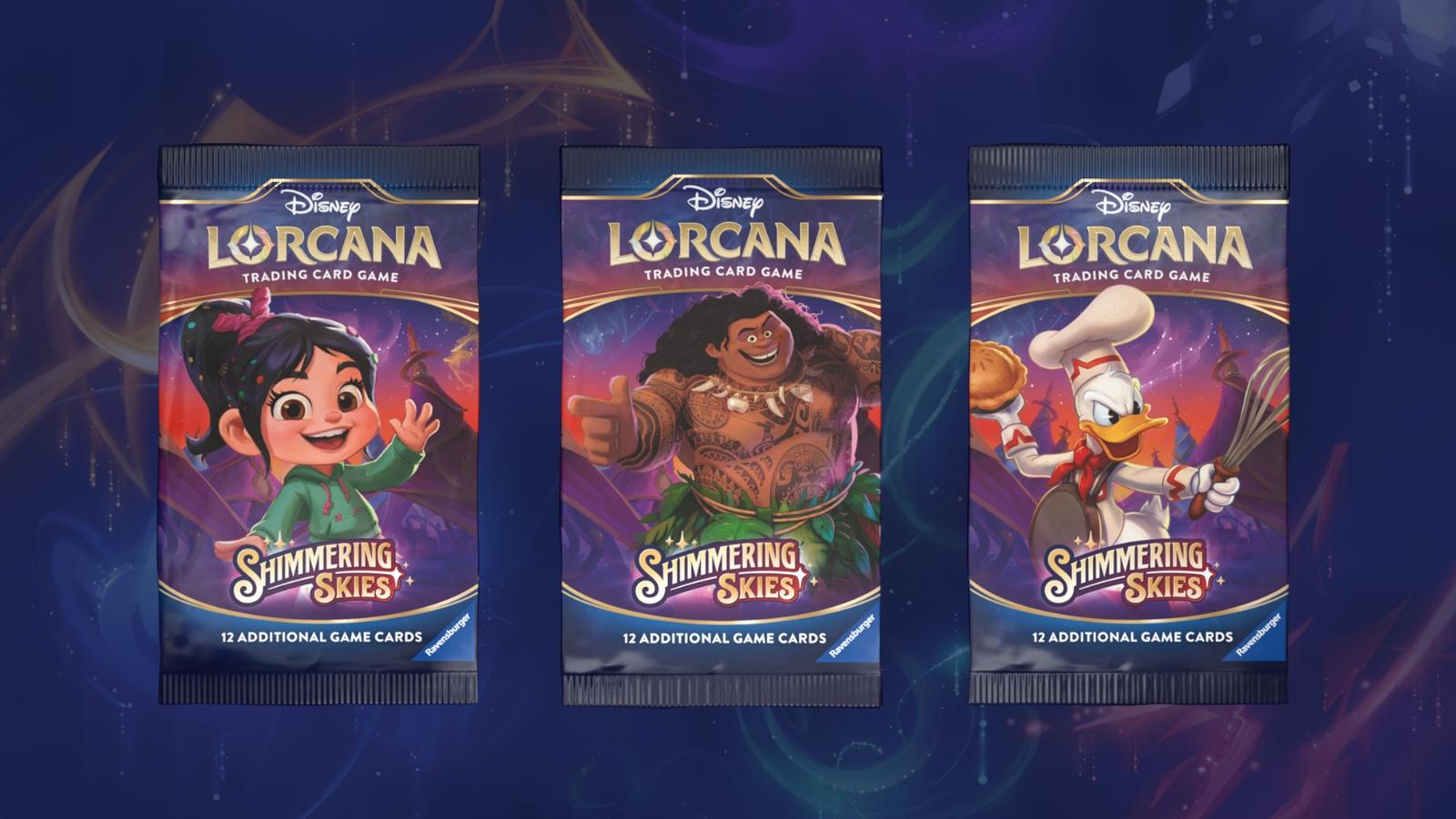 Раскрыта Disney Lorcana Shimmering Skies: дата выхода, новые стартовые колоды и многое другое