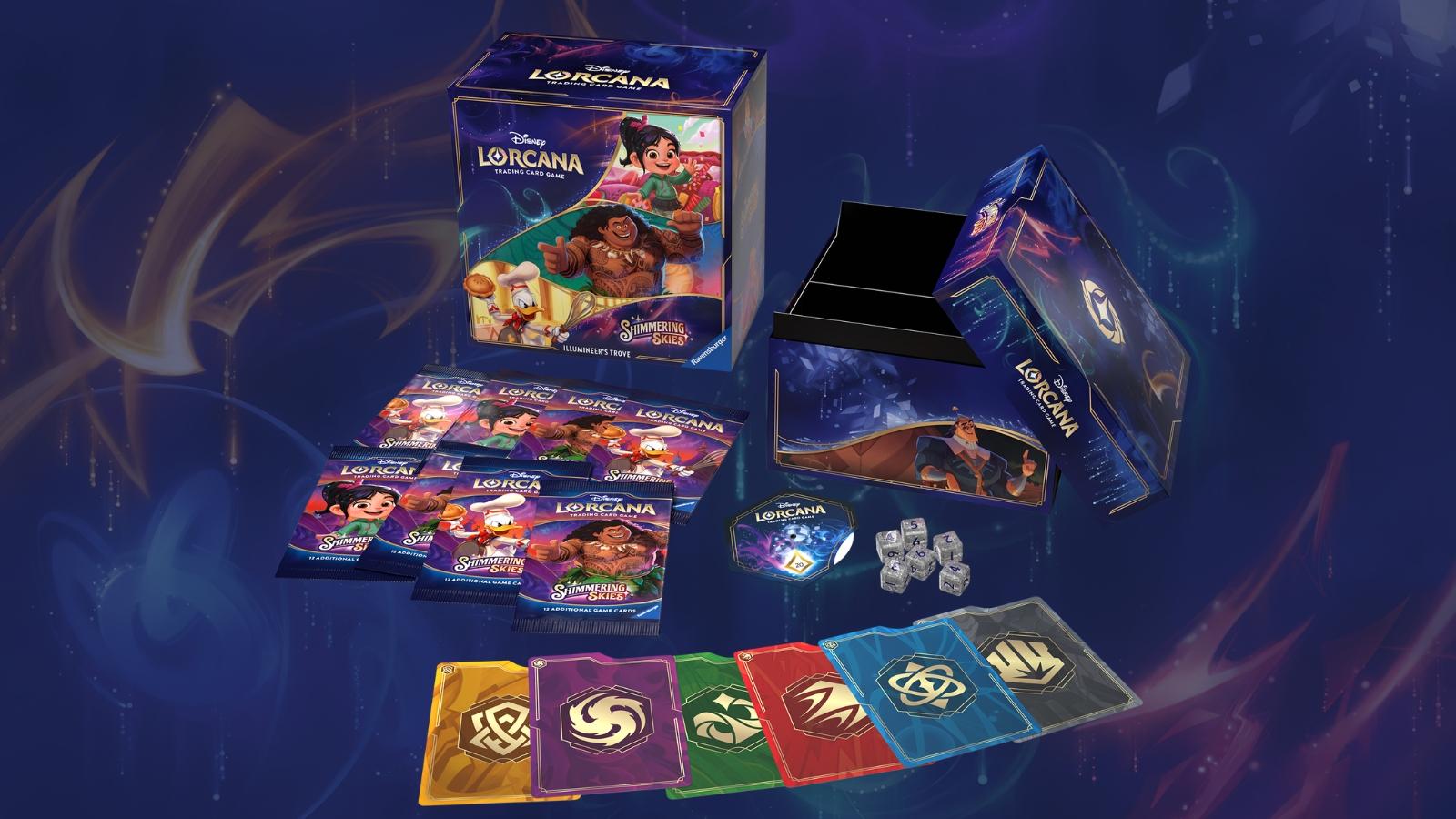 Раскрыта Disney Lorcana Shimmering Skies: дата выхода, новые стартовые колоды и многое другое