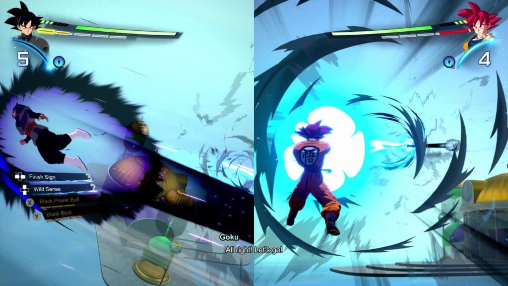 Dragon Ball Sparking Zero Split-Screen in Hyperbolic Time Chamber