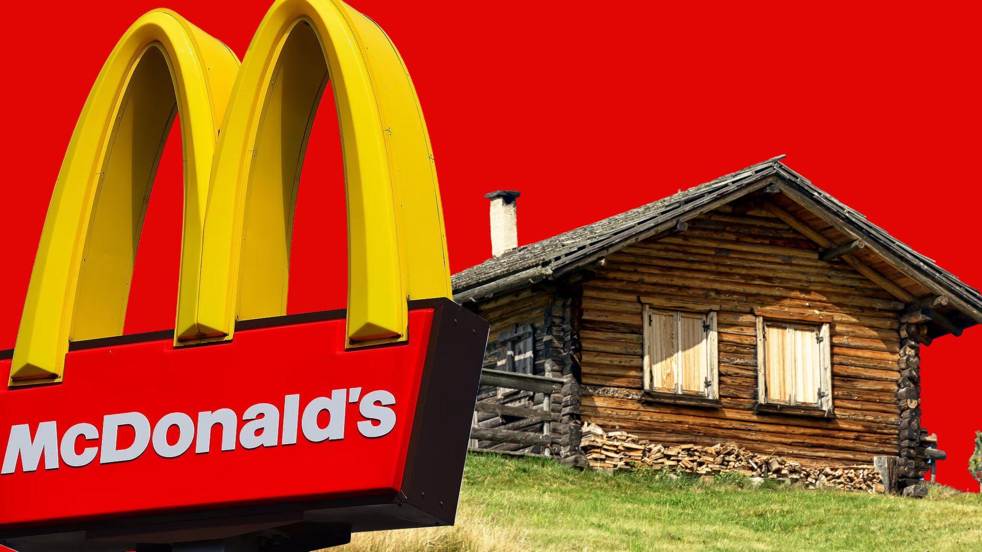 McDonald's log cabin