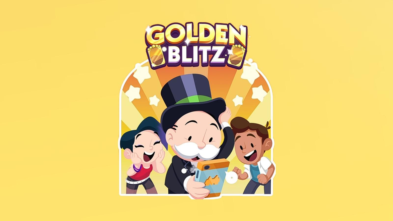 Golden Blitz art in Monopoly Go