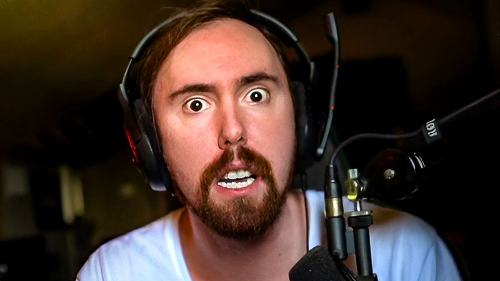 Asmongold during YouTube video.