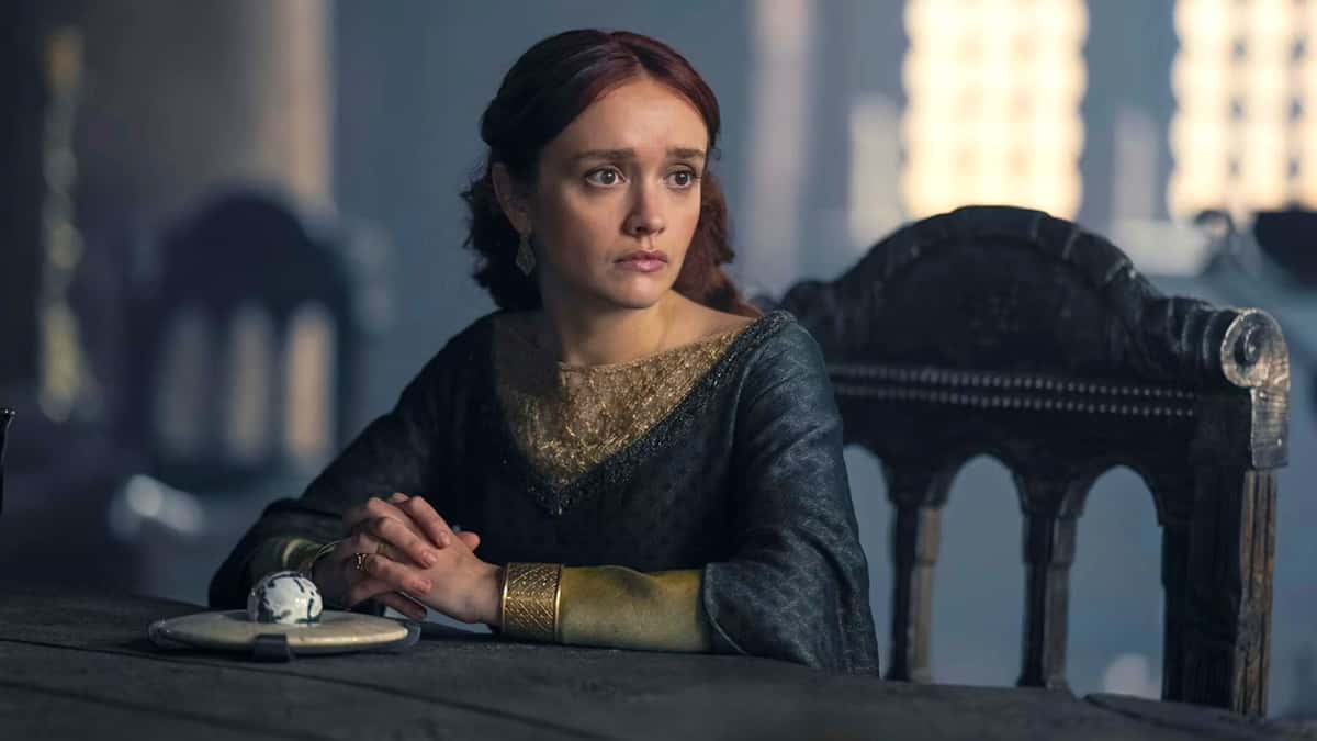 Olivia Cooke as Alicent Hightower in House of the Dragon