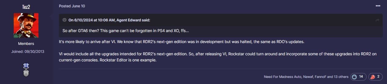 Rockstar insider explains how GTA 6 will impact RDR2’s next-gen edition