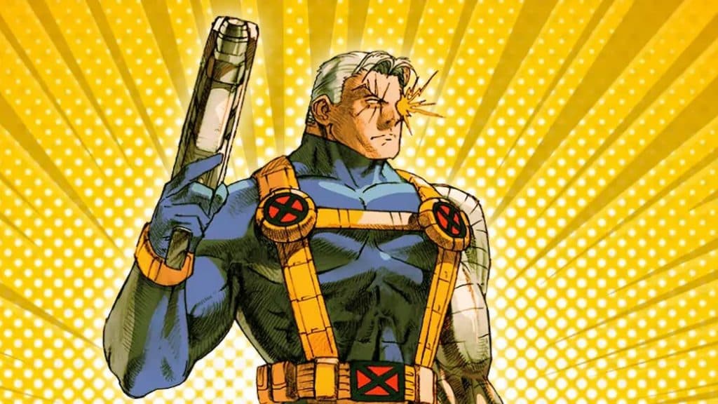 Cable's official art in Marvel vs. Capcom 2