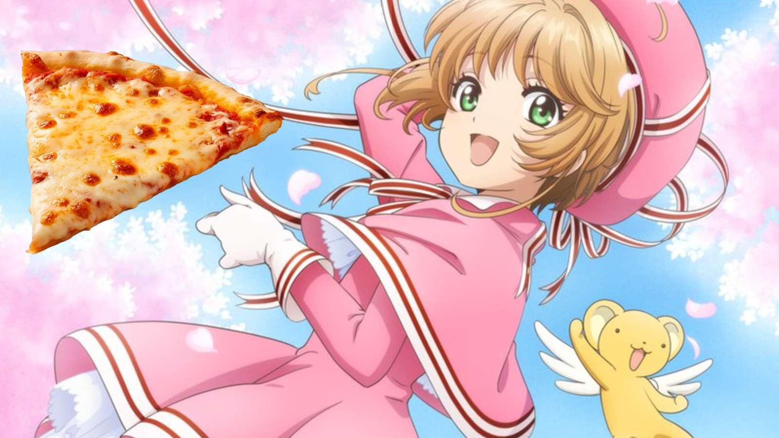 Cardcaptor Sakura and pizza slice