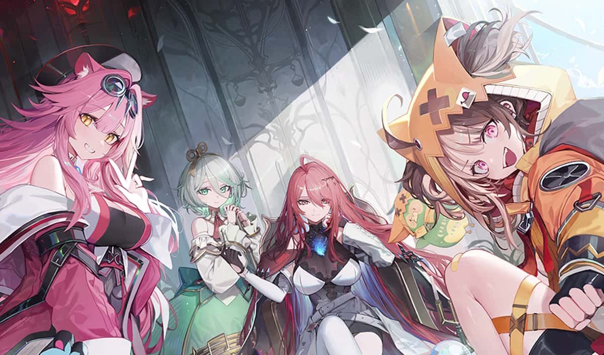 Hololive EN Justice members in official promo art.
