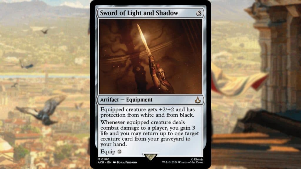 MTG Assassin's Creed Sword of Light and Shadow