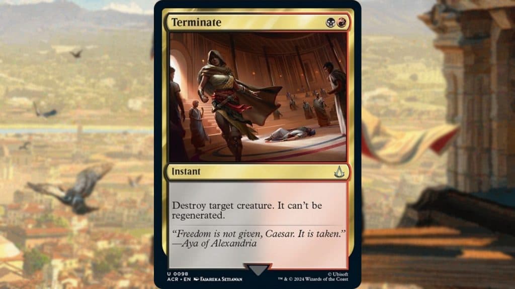 MTG Assassin's Creed Terminate