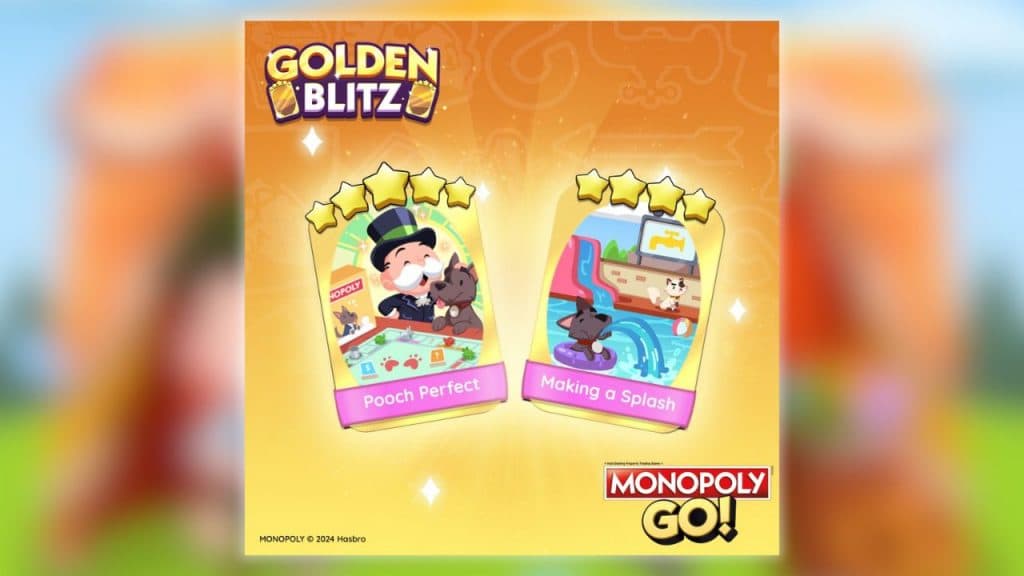 Trade Gold Stickers during the Golden Blitz event in Monopoly Go
