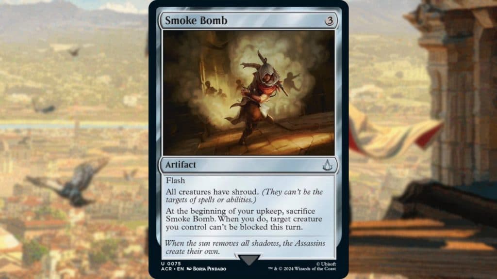 MTG Assassin's Creed Smoke Bomb card