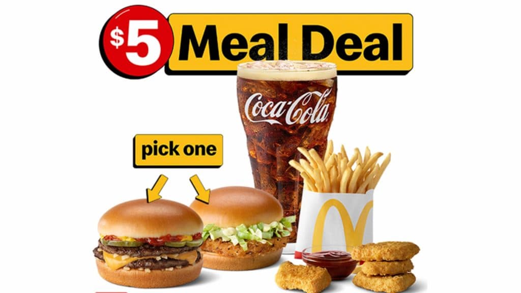 McDonald's meal deal
