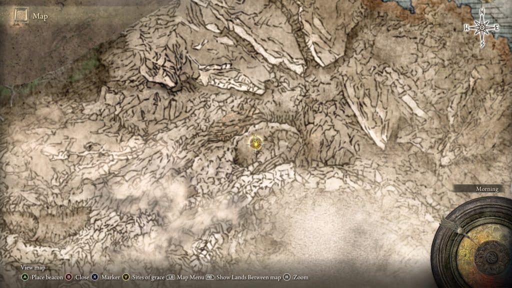 Elden Ring Ancient Dragon Senessax Shadow of the Erdtree Map